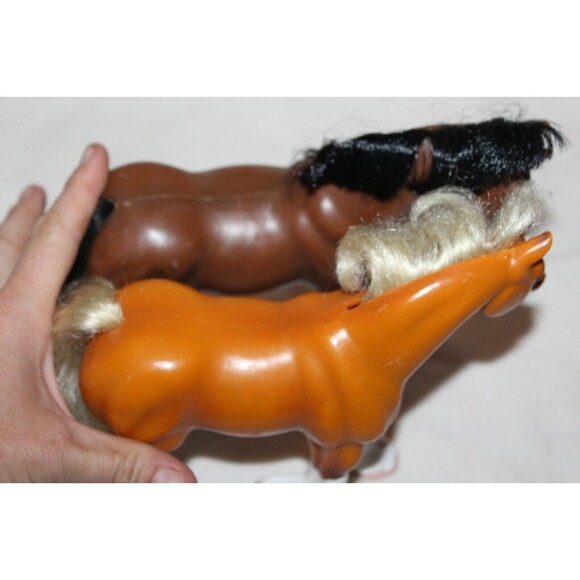 Lot of 2 Grand Champion Heavy Horses Palomino Brown Bay 9" Golden Geldings NICE - Picture 2 of 8